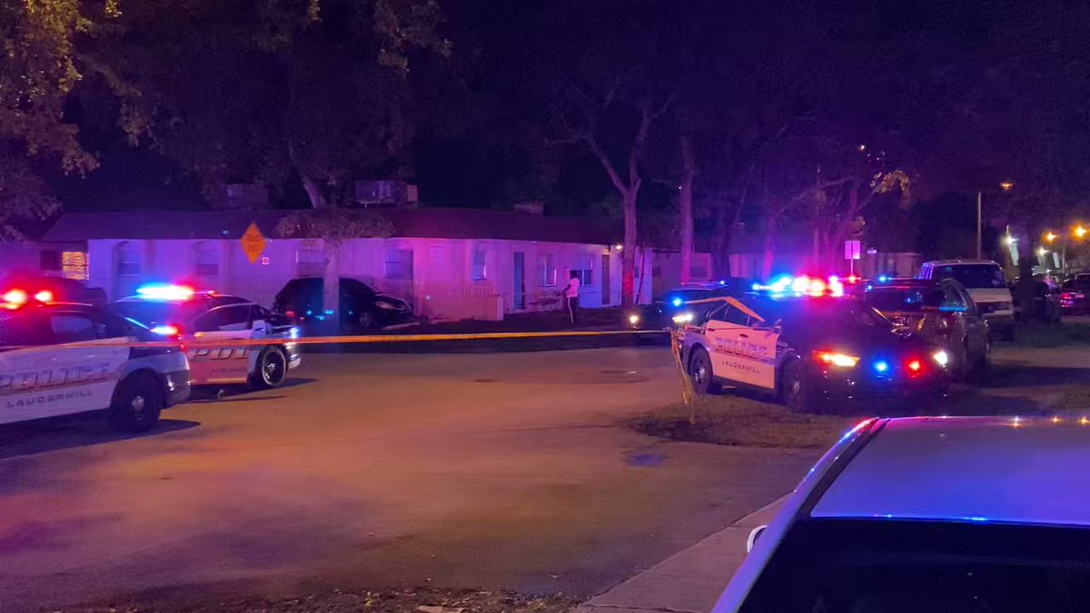 @LPDPIO says a man is dead, and another man is in critical condition, after a double shooting on the 5300 block of NW 24th Ct in Lauderhill