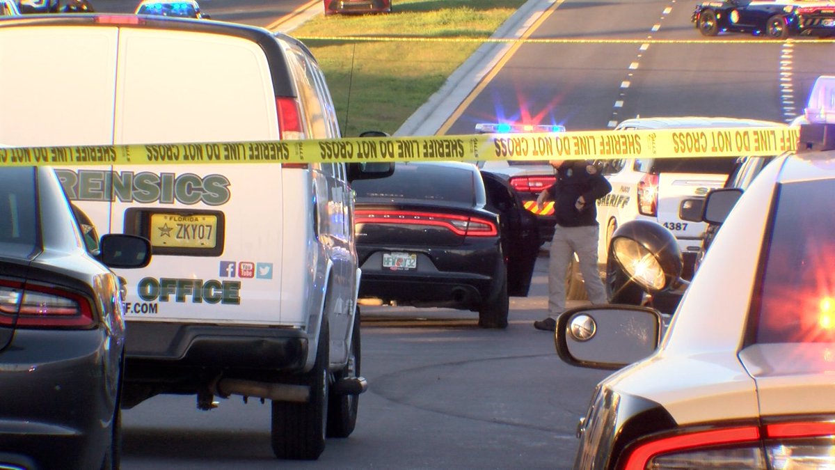 One person is dead after being shot by a state trooper, per FHP. Overpass Road is still closed in Wesley Chapel with heavy police presence.