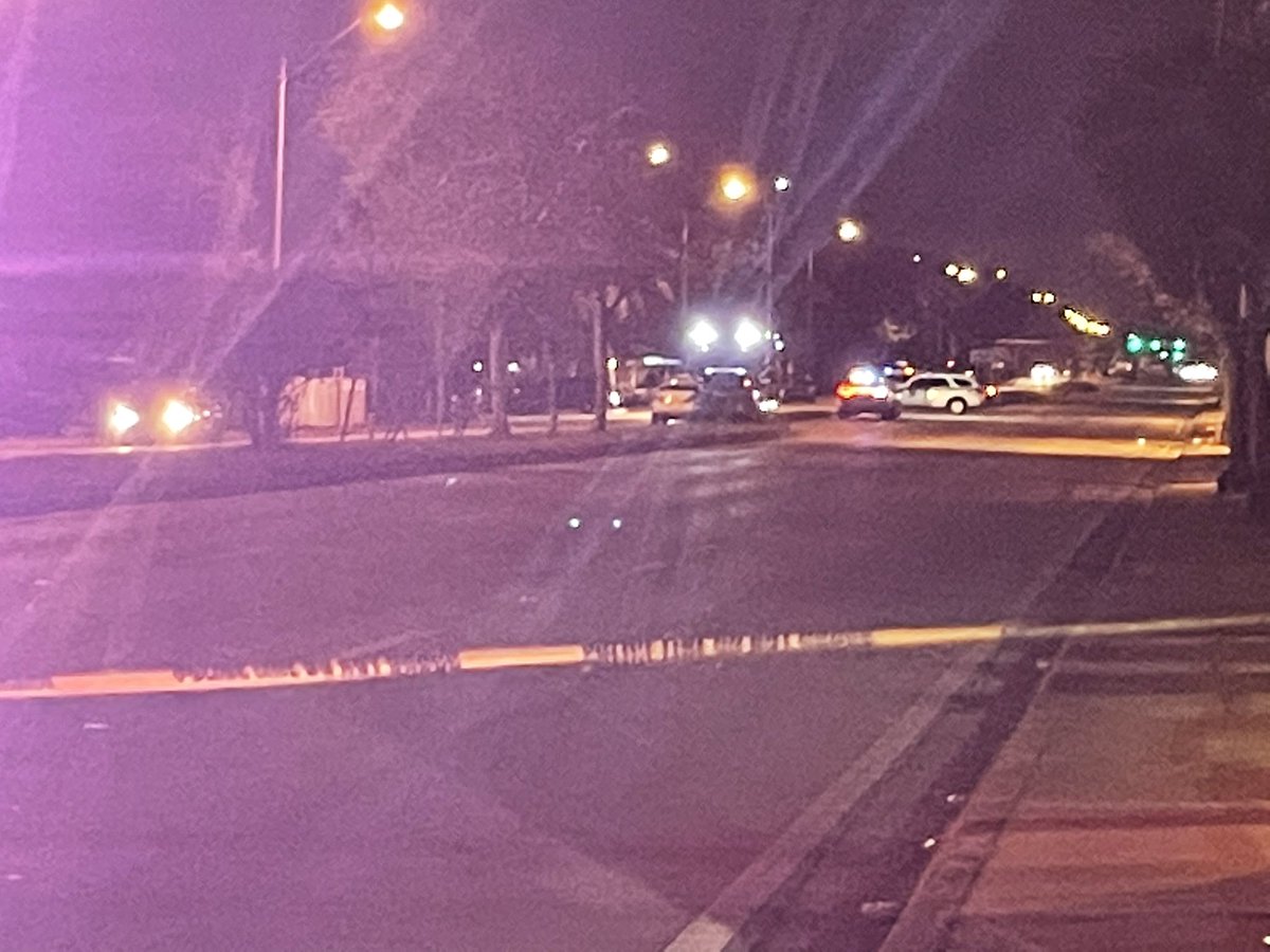 Large police presence after a shooting in the area of NW 103rd Street & 13th Ave. MDPD confirm and officer shot someone, this is an active scene  