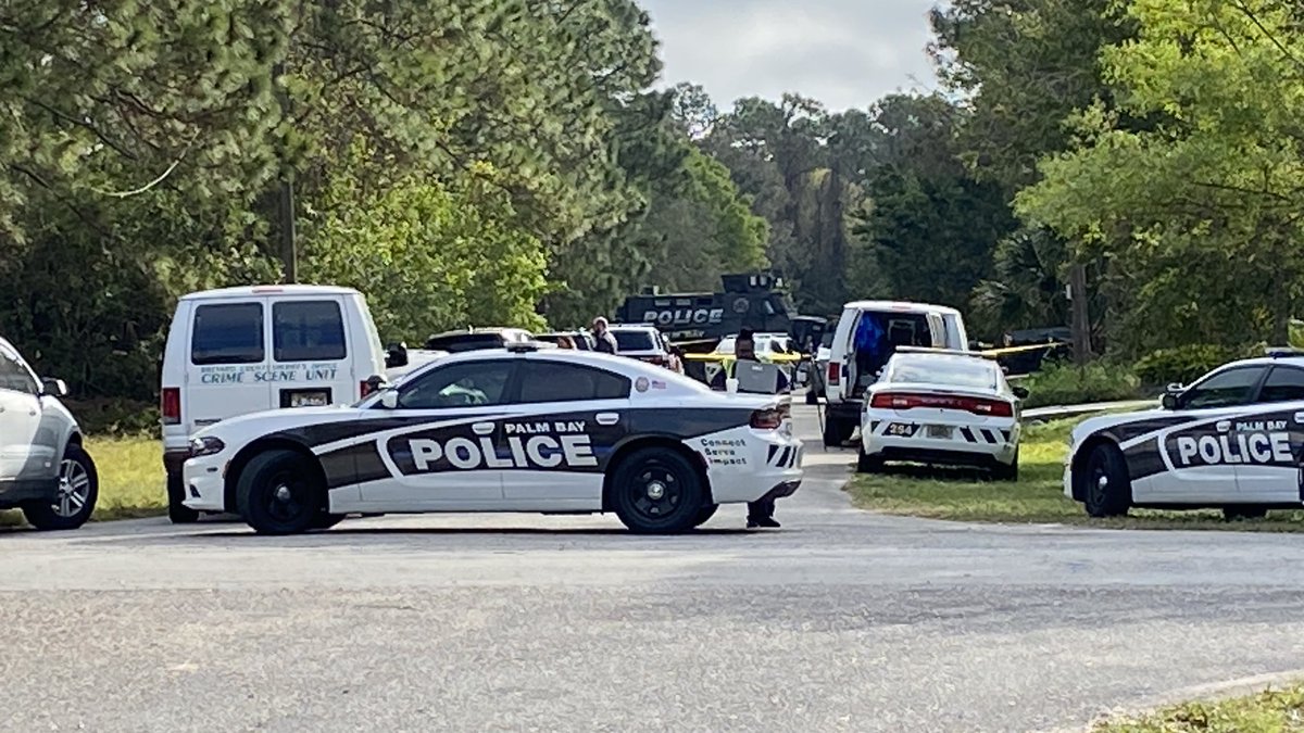 @PalmBayPD, the Brevard Co. Sheriff's Office and @fdlepio are on scene of what PBPD is calling an officer-involved shooting. FDLE has control of the scene.  Officials said one person is dead and no officers were injured. 