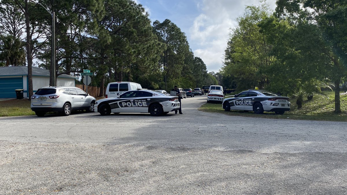 @PalmBayPD, the Brevard Co. Sheriff's Office and @fdlepio are on scene of what PBPD is calling an officer-involved shooting. FDLE has control of the scene.  Officials said one person is dead and no officers were injured. 