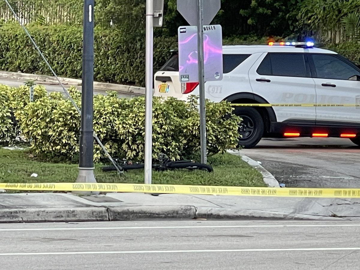 A boy has died after getting hit by a commercial van in Miami Gardens. Police say victim was riding his bike to school this AM when he was hit. Driver remained on scene. Victim later pronounced dead at hospital. 