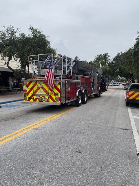 DBFR responded to a kitchen grease fire at 420 E. Atlantic Ave. DBFR transported four people to the hospital, three for minor burns. The 400-block of Atlantic Avenue was closed to vehicle traffic down for 45 minutes