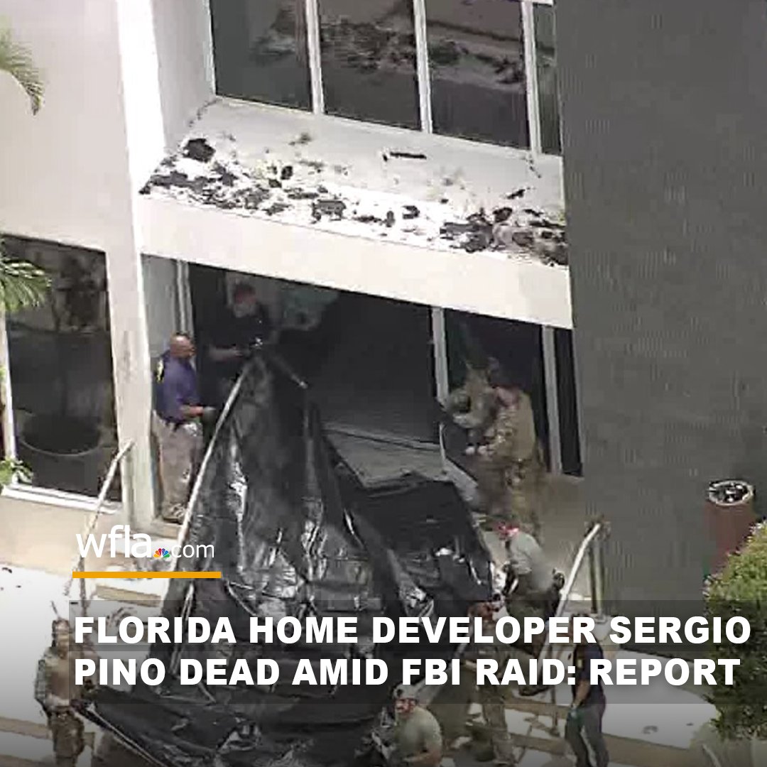 A prominent home developer is dead as FBI agents raid his South Florida home, his attorney said