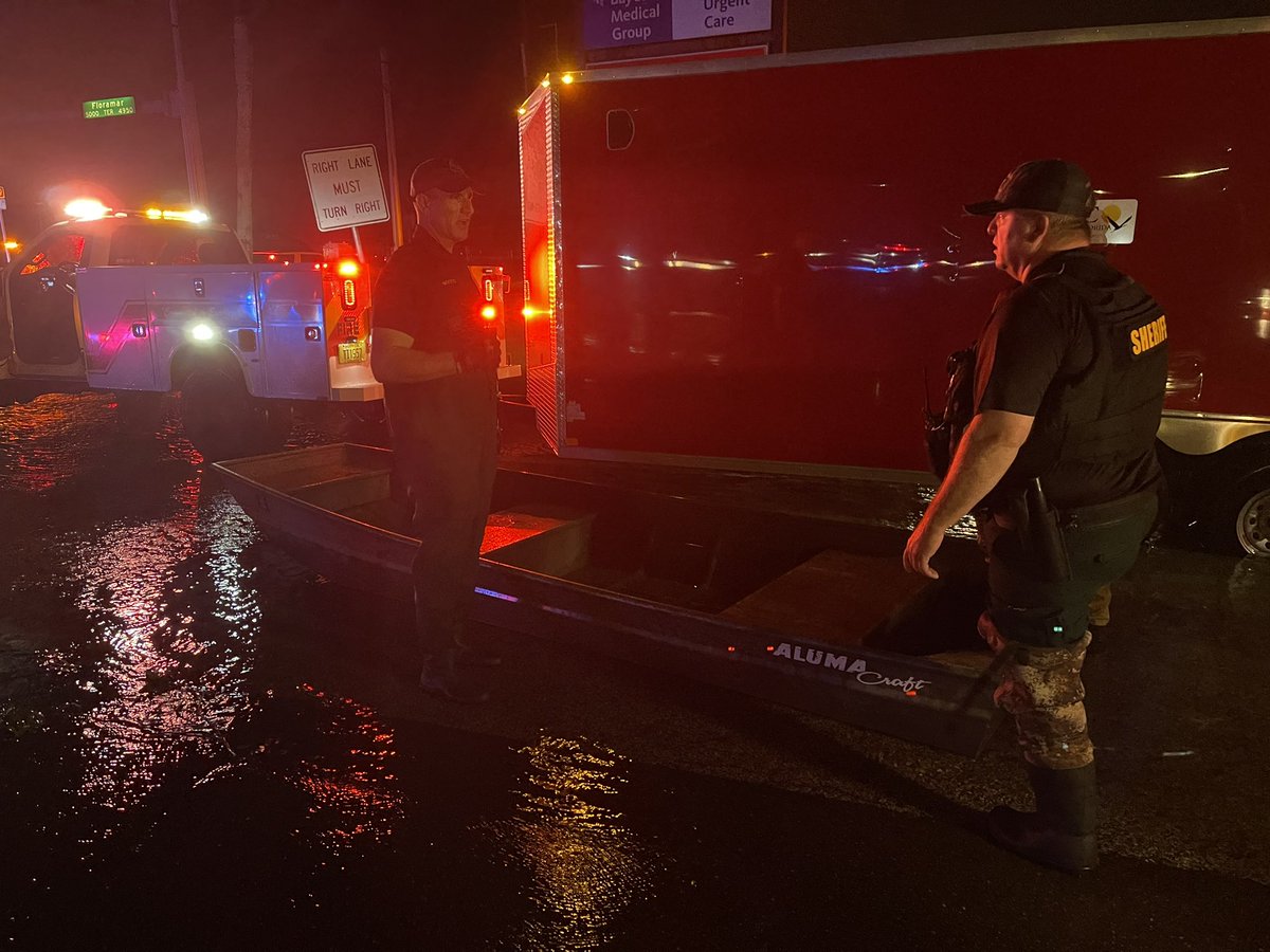 Approximately 200 people were rescued from rising water in PascoCounty overnight in a joint partnership with Pasco County Fire Rescue, the National Guard and other law enforcement partners