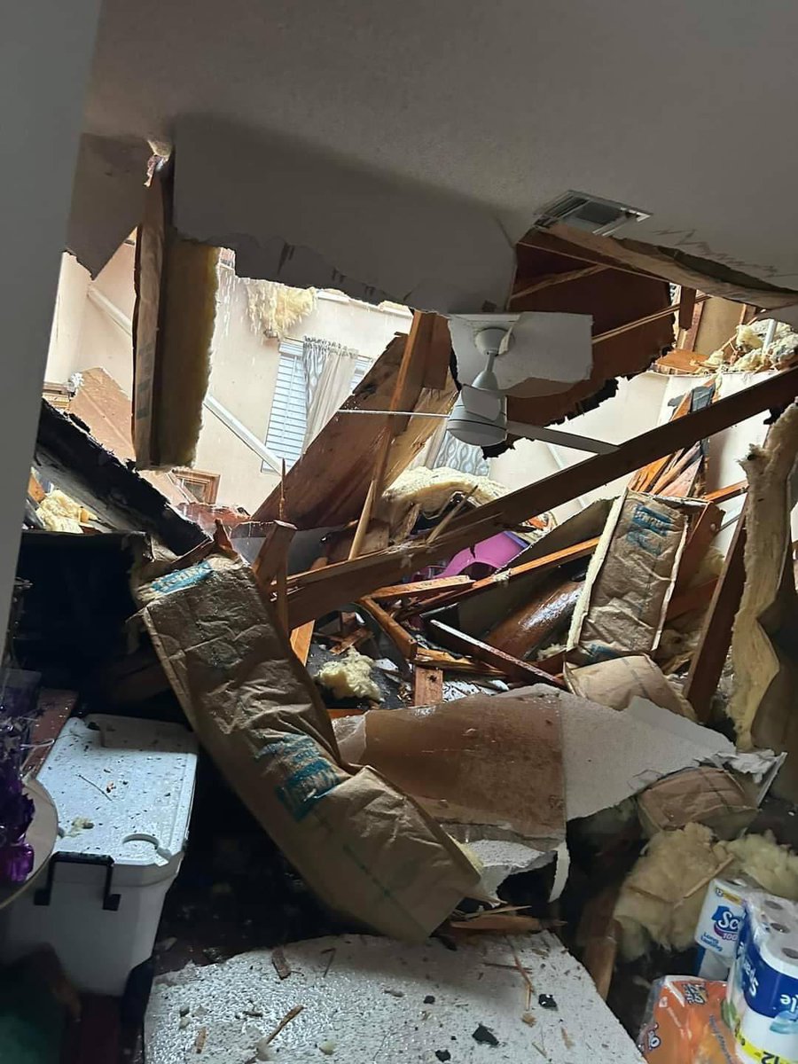 New Monrovia Park neighborhood in Port Salerno Florida after the tornado