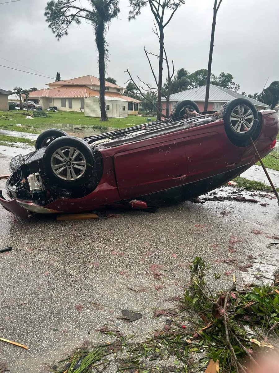 New Monrovia Park neighborhood in Port Salerno Florida after the tornado