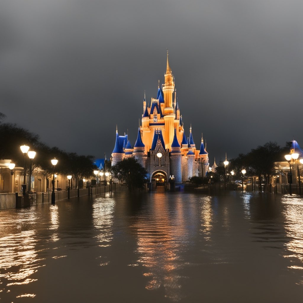 Hurricane Milton has flooded Disney World in Orlando