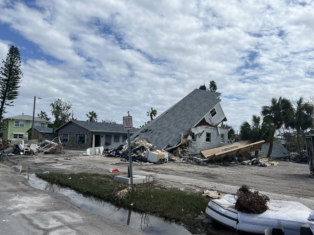 St. Pete Beach after one two punch from Helene and Milton  Neighbors say Helene did most of this damage