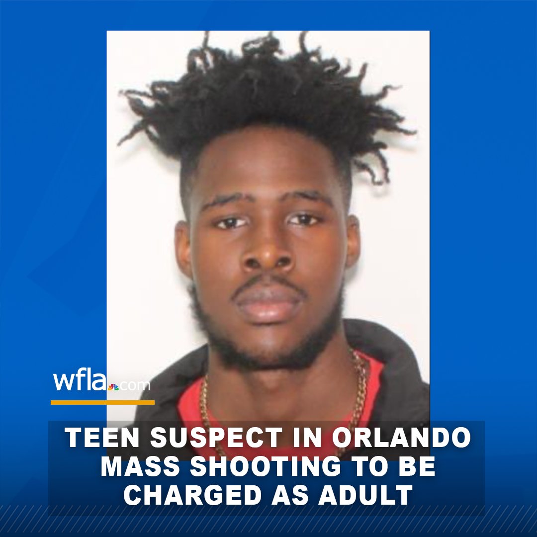 ORLANDO MASS SHOOTING: The 17-year-old accused of opening fire in downtown Orlando during a Halloween celebration will be charged as an adult, the state attorney says