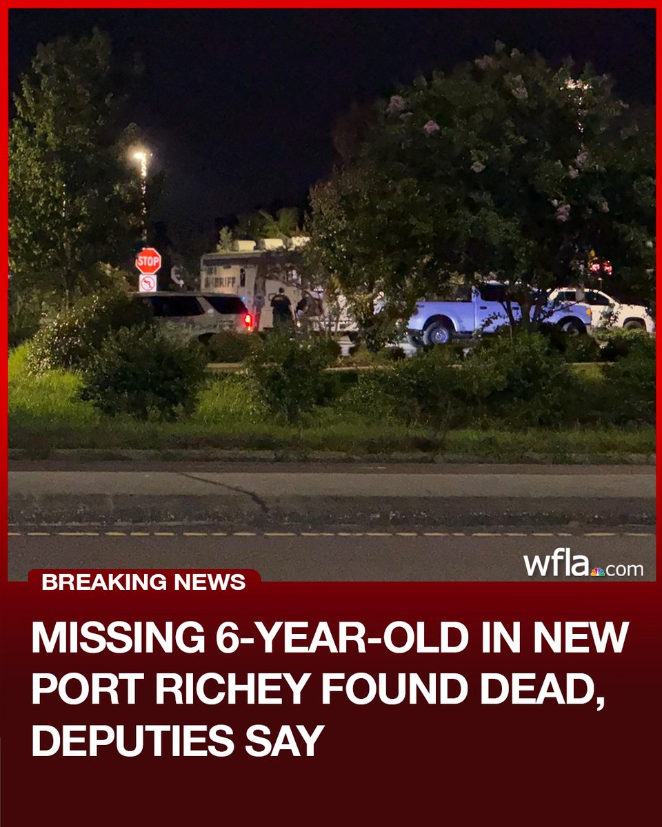 A 6-year-old boy who was missing in New Port Richey was found dead, the Pasco County Sheriff's Office announced. 