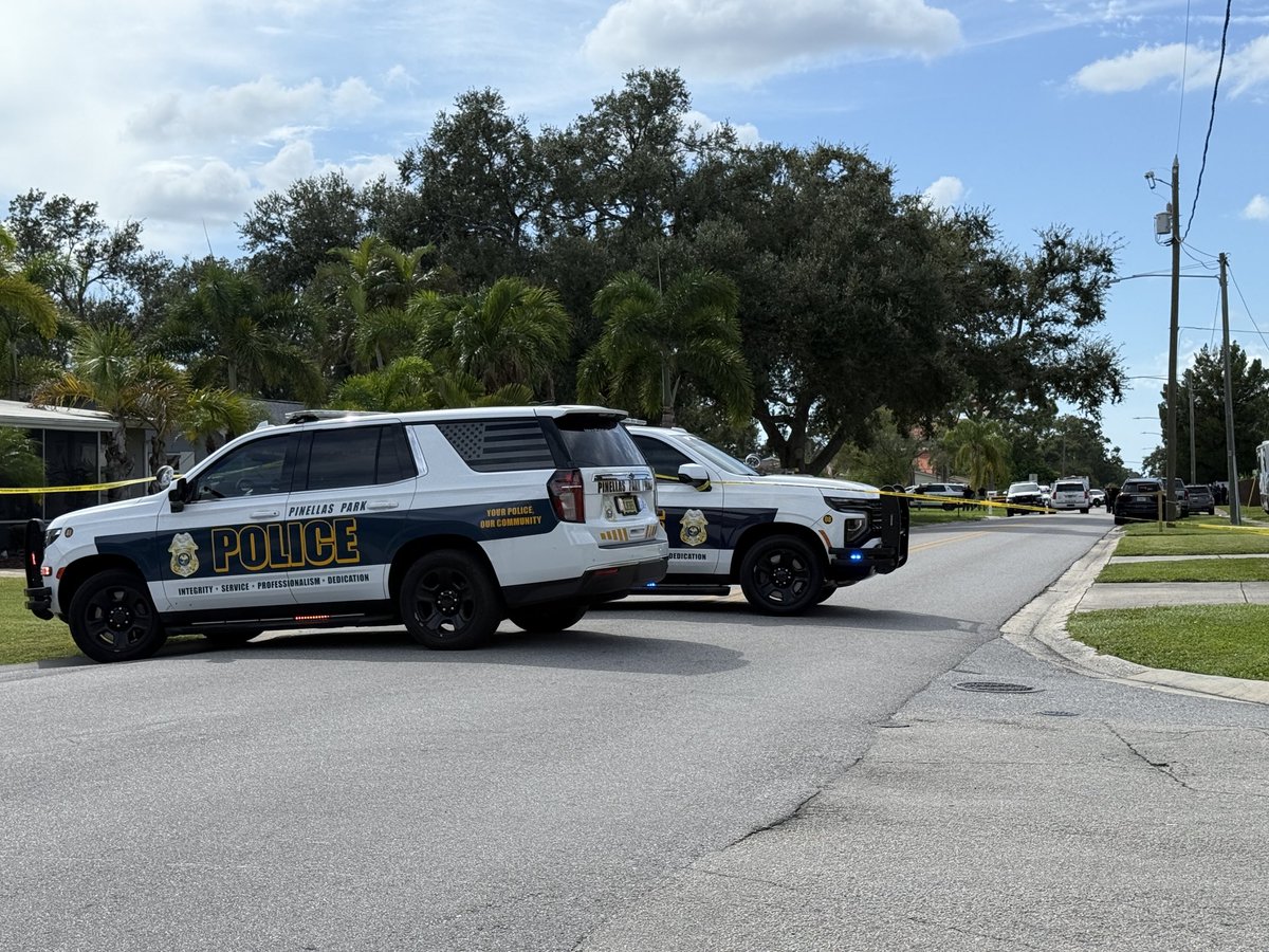 There is heavy police presence in the 4300 block of 82nd Ave N. The Pinellas Park Police Department says there was an an officer-involved shooting.