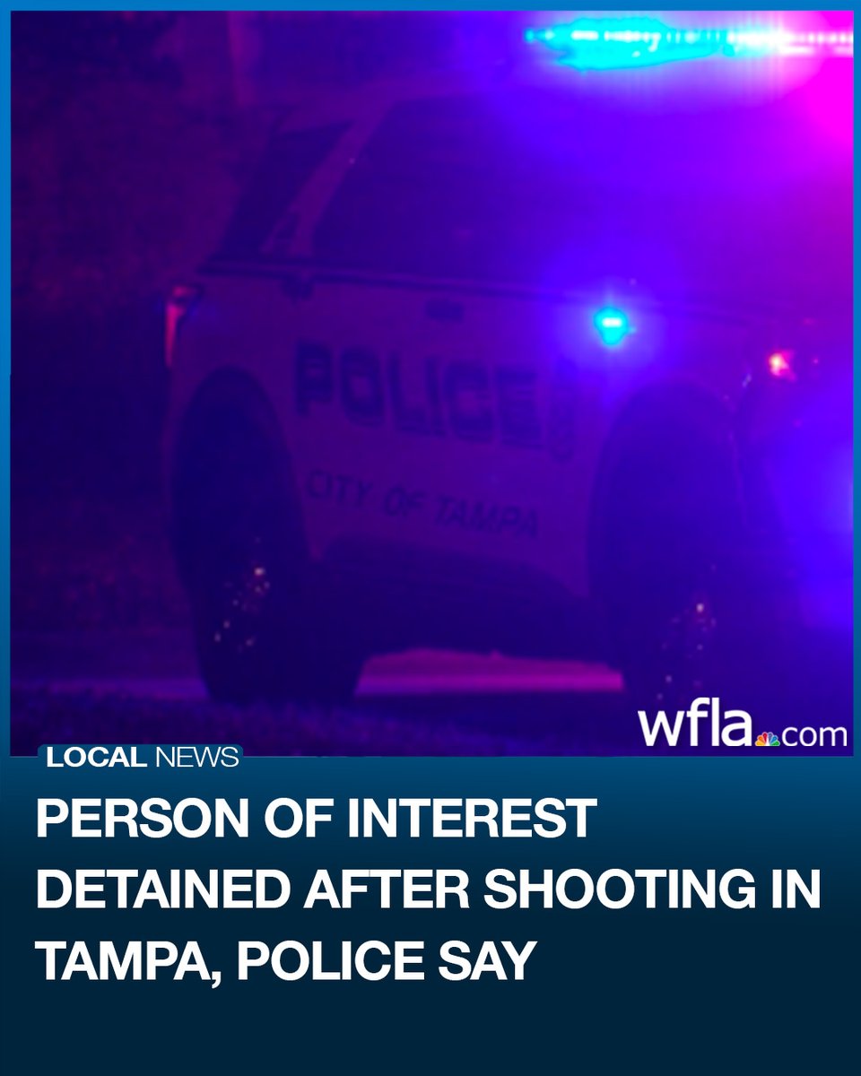 Police are investigating after responding to a reported shooting in Tampa late Monday afternoon