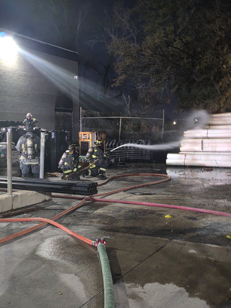 Crews responded to a reported structure fire on the 500 block of Ferguson Dr. Crews arrived to a plastic fire outside commercial  building & were able to extinguish the flame with o  any extensions to the building. No medical transports, no injuries reported