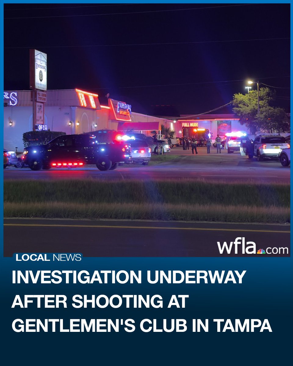 An investigation is underway after a shooting at a Gentlemen's Club in Tampa