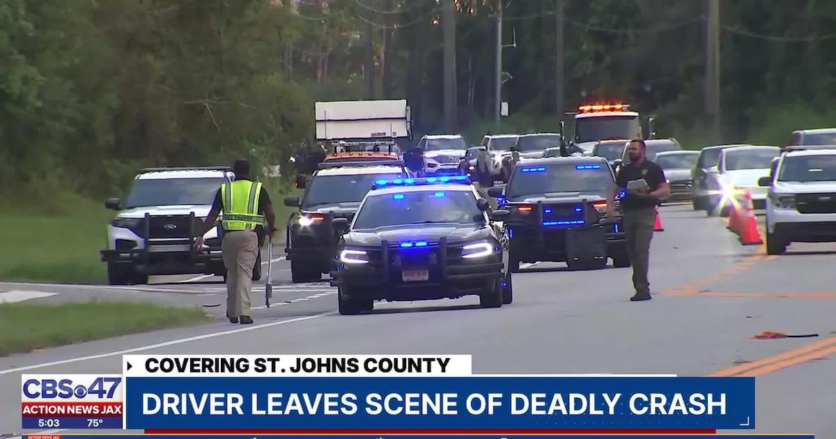 Man on motorized scooter hit, killed in St. Augustine, driver leaves scene of crash